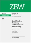 Cover: Qualifikationsforschung und Curriculumentwicklung - Franz Steiner Verlag