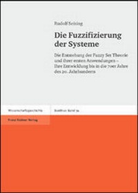 Abbildung von: Die Fuzzifizierung der Systeme - Franz Steiner Verlag