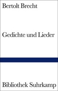 Cover: Gedichte und Lieder - Suhrkamp