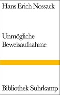 Cover: Unm&ouml;gliche Beweisaufnahme - Suhrkamp