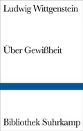 Cover: &Uuml;ber Gewi&szlig;heit - Suhrkamp