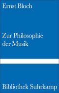 Cover: Zur Philosophie der Musik - Suhrkamp