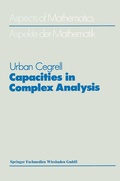 Cover: Capacities in Complex Analysis - Vieweg+Teubner Verlag