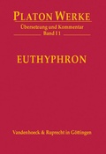 Cover: I 1 Euthyphron - Vandenhoeck & Ruprecht