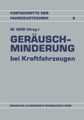 Cover: Ger&auml;uschminderung bei Kraftfahrzeugen - Vieweg+Teubner Verlag