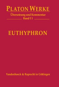 Enlarge image Cover: Euthyphron - Vandenhoeck & Ruprecht