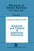 Cover: Analysis and Control of Industrial Processes - Vieweg+Teubner Verlag