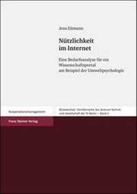 Abbildung von: Nützlichkeit im Internet - Franz Steiner Verlag