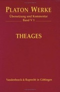 Cover: V 1 Theages - Vandenhoeck & Ruprecht
