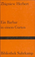 Cover: Ein Barbar in einem Garten - Suhrkamp
