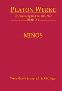 Enlarge image Cover: IX 1 Minos - Vandenhoeck & Ruprecht