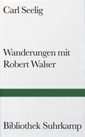 Cover: Wanderungen mit Robert Walser - Suhrkamp
