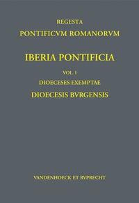Abbildung von: Iberia Pontificia. Vol. I: Dioeceses exemptae - Vandenhoeck & Ruprecht