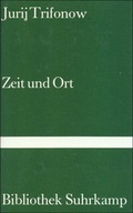 Cover: Zeit und Ort - Suhrkamp