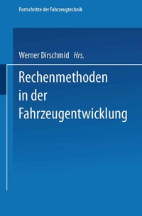 Enlarge image Cover: Rechenmethoden in der Fahrzeugentwicklung - Vieweg+Teubner Verlag