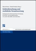 Cover: Gehirnforschung und rechtliche Verantwortung - Franz Steiner Verlag