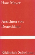 Cover: Ansichten von Deutschland - Suhrkamp