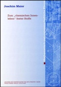 Cover: Zum "chemischen Innenleben" fester Stoffe - Franz Steiner Verlag