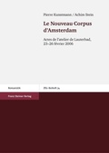 Cover: Le Nouveau Corpus d'Amsterdam - Franz Steiner Verlag