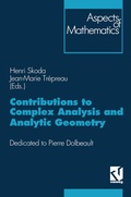 Cover: Contributions to Complex Analysis and Analytic Geometry - Vieweg+Teubner Verlag