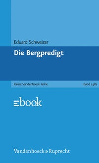 Enlarge image Cover: Die Bergpredigt - Vandenhoeck & Ruprecht