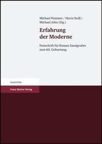Enlarge image Cover: Erfahrung der Moderne - Franz Steiner Verlag