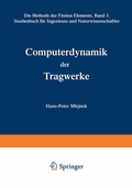 Cover: Computerdynamik der Tragwerke - Vieweg+Teubner Verlag