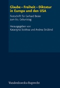 Cover: Glaube - Freiheit - Diktatur in Europa und den USA - Vandenhoeck & Ruprecht