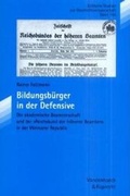 Cover: Bildungsb&uuml;rger in der Defensive - Vandenhoeck & Ruprecht