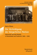 Cover: Die Verteidigung der b&uuml;rgerlichen Nation - Vandenhoeck & Ruprecht