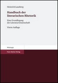 Abbildung von: Handbuch der literarischen Rhetorik - Franz Steiner Verlag