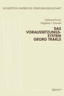 Cover: Das Voraussetzungssystem Georg Trakls - Vieweg+Teubner Verlag