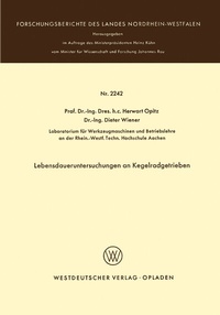 Abbildung von: Lebensdaueruntersuchungen an Kegelradgetrieben - VS Verlag für Sozialwissenschaften