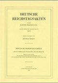 Cover: Deutsche Reichstagsakten unter Kaiser Friedrich III. Achte Abteilung, zweite H&auml;lfte: 1471 - Vandenhoeck & Ruprecht