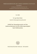 Cover: Einflu&szlig; der Stempelgeometrie auf den Umformwiderstand und die Abformgenauigkeit beim Kalteinsenken - VS Verlag f&uuml;r Sozialwissenschaften