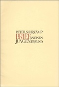 Cover: Brief an einen jungen Freund - Suhrkamp