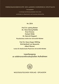 Cover: Laserbeugung an elektronenmikroskopischen Aufnahmen - VS Verlag f&uuml;r Sozialwissenschaften