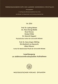 Cover: Laserbeugung an elektronenmikroskopischen Aufnahmen - VS Verlag f&uuml;r Sozialwissenschaften