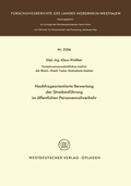 Cover: Nachfrageorientierte Bewertung der Streckenf&uuml;hrung im &ouml;ffentlichen Personennahverkehr - VS Verlag f&uuml;r Sozialwissenschaften