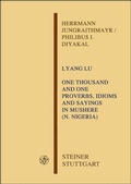 Cover: Lyang Lu - Franz Steiner Verlag