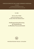 Cover: Nachfrageorientierte Bewertung der Streckenf&uuml;hrung im &ouml;ffentlichen Personennahverkehr - VS Verlag f&uuml;r Sozialwissenschaften