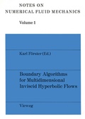 Cover: Boundary Algorithms for Multidimensional Inviscid Hyperbolic Flows - Vieweg+Teubner Verlag
