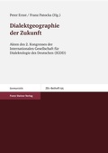 Cover: Dialektgeographie der Zukunft - Franz Steiner Verlag