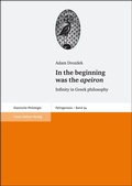 Cover: In the beginning was the apeiron - Franz Steiner Verlag