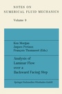 Cover: Analysis of Laminar Flow over a Backward Facing Step - Vieweg+Teubner Verlag