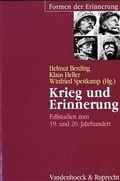Cover: Krieg und Erinnerung - Vandenhoeck & Ruprecht