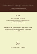 Cover: Entwicklung der Regionalstruktur und Terms of Trade im Au&szlig;enhandel der Bundesrepublik Deutschland mit Textilg&uuml;tern - VS Verlag f&uuml;r Sozialwissenschaften