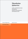 Cover: Theodosius: Sphaerica - Franz Steiner Verlag