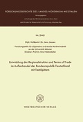 Cover: Entwicklung der Regionalstruktur und Terms of Trade im Au&szlig;enhandel der Bundesrepublik Deutschland mit Textilg&uuml;tern - VS Verlag f&uuml;r Sozialwissenschaften