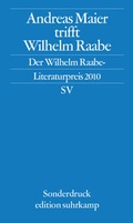 Cover: Andreas Maier trifft Wilhelm Raabe - Suhrkamp